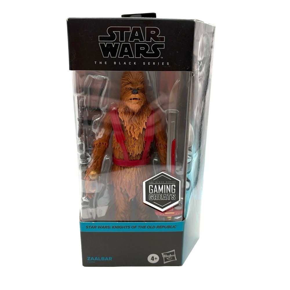 Star Wars Black Series Gaming Greats 04 Zaalbar KOTOR 6" Figure Hasbro NIB F2866